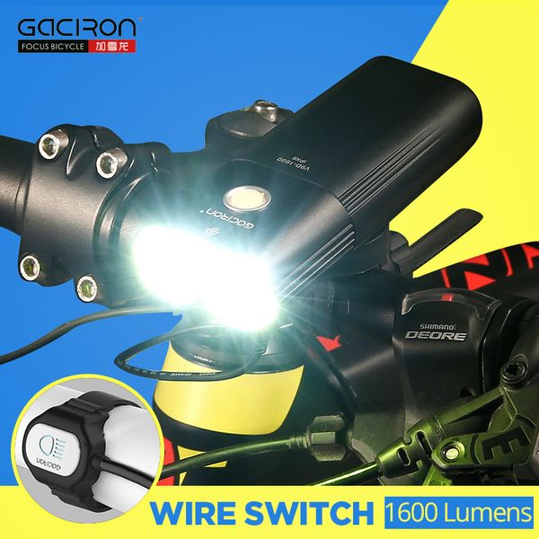 1600 lumens bicycle light mtb front light cycling headlight power bank waterproof usb rechargeable bike gaciron
1600 lumens bicycle light mtb front light cycling headlight power bank waterproof usb rechargeable bike gaciron
