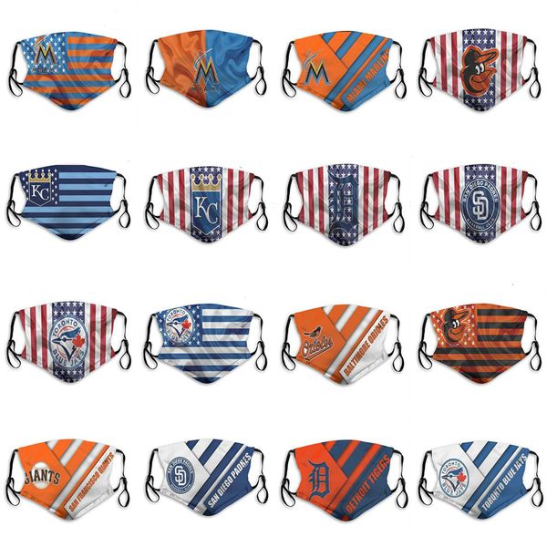 2020 New Luxury Designer 5-layer Dust Mask Baseball Team Padres Blue Jays Tigers Orioles Royals Giants Fashion Football Reusable Face Masks
2020 New Luxury Designer 5-layer Dust Mask Baseball Team Padres Blue Jays Tigers Orioles Royals Giants Fashion Football Reusable Face Masks