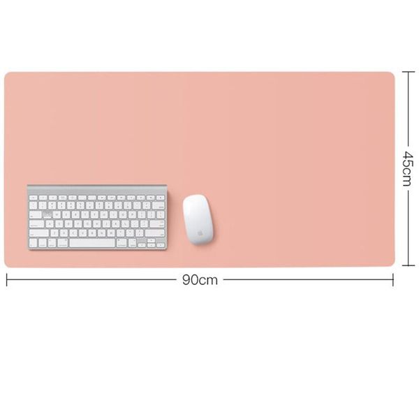 double sided desk, waterproof pu leather mouse pad, dual use mat