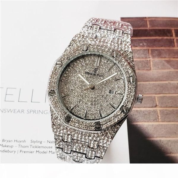 colors mens fashion watch royal oak luxury designer diamond iced out watches stainless steel bling quartz ap movement party wristwatch sd01, Black;brown
colors mens fashion watch royal oak luxury designer diamond iced out watches stainless steel bling quartz ap movement party wristwatch sd01, Black;brown