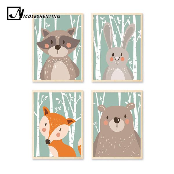 кролик woodland животных медведь fox минималистский art canvas плакат картина nursery изображений печать современный дом детская комната дек
кролик woodland животных медведь fox минималистский art canvas плакат картина nursery изображений печать современный дом детская комната дек