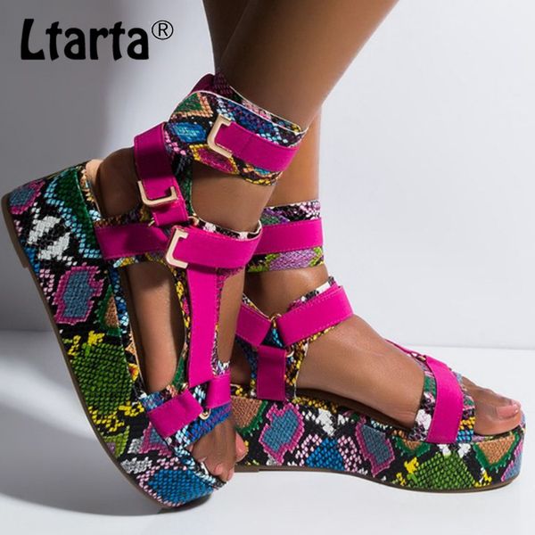 ltarta women's sandals for women and ladies platform color snakeskin fish toe hook and loop sandals female spot xl-11, Black
ltarta women's sandals for women and ladies platform color snakeskin fish toe hook and loop sandals female spot xl-11, Black