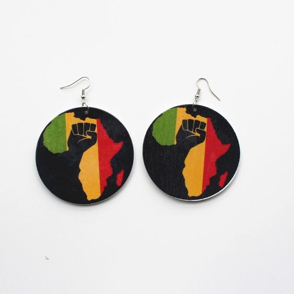 60mm africa map wood african colorful black queen afro flower earrings vintage bohemia party club jewelry wooden diy accessories, Silver
60mm africa map wood african colorful black queen afro flower earrings vintage bohemia party club jewelry wooden diy accessories, Silver
