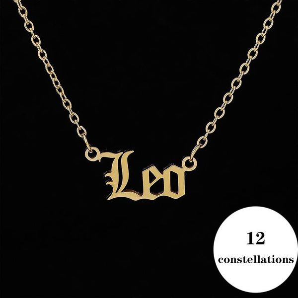 2020 new constellation zodiac necklaces jewelry for women antique style designed letter taurus aries necklaces accessories, Silver
2020 new constellation zodiac necklaces jewelry for women antique style designed letter taurus aries necklaces accessories, Silver