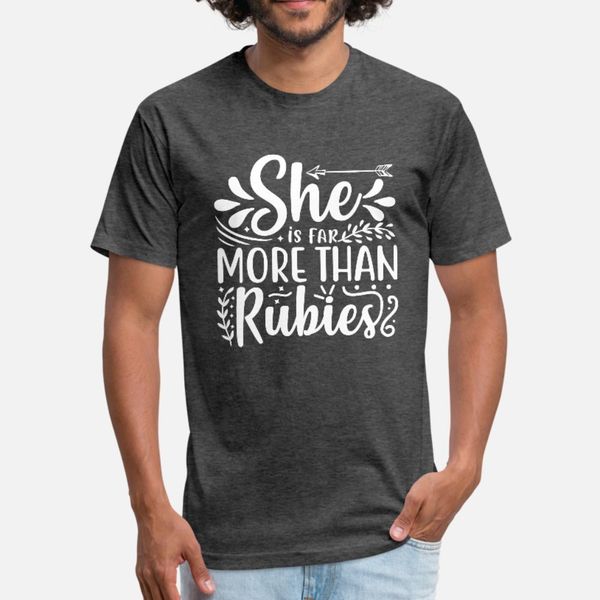 she is far more than rubies christian woman love t shirt men printing cotton o neck costume fitness comical spring autumn cool shirt
she is far more than rubies christian woman love t shirt men printing cotton o neck costume fitness comical spring autumn cool shirt