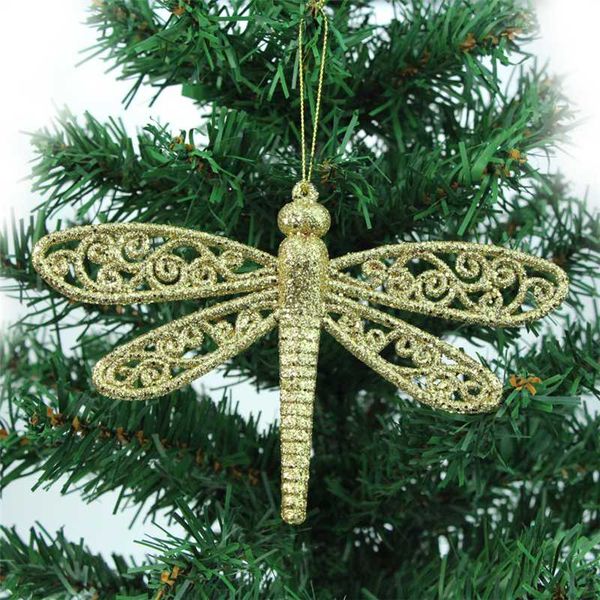 ahyonniex 1 pc gold plastic dragonfly christmas tree pendant xmas tree present adornments diy party accessories
ahyonniex 1 pc gold plastic dragonfly christmas tree pendant xmas tree present adornments diy party accessories