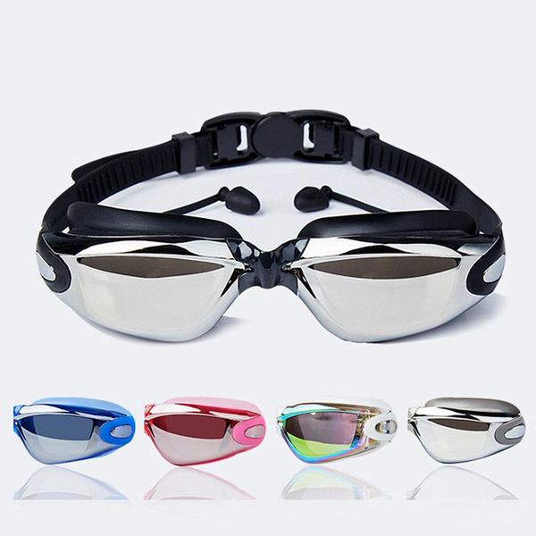 accessories swimming goggles with earplugs plated waterproof anti-fog siamese
accessories swimming goggles with earplugs plated waterproof anti-fog siamese