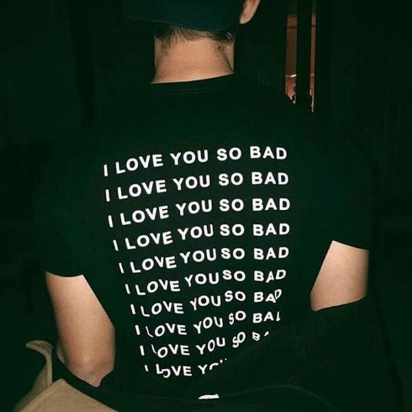 tee i love you so bad t shirt women men letter print funny t shirt casual summer style tees tshirts, White
tee i love you so bad t shirt women men letter print funny t shirt casual summer style tees tshirts, White