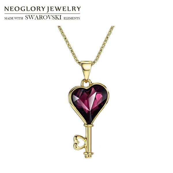 neoglory austria crystal long necklace key heart design light yellow gold color elegant fashion style for women romantic sale, Silver
neoglory austria crystal long necklace key heart design light yellow gold color elegant fashion style for women romantic sale, Silver
