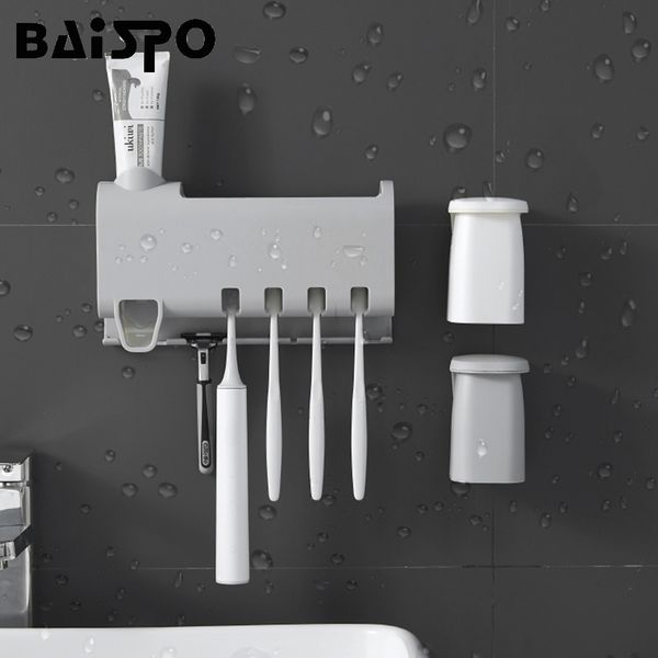 bath accessory set baipo toothbrush holder automatic toothpaste dispenser squeezer wall-mount bathroom storage home accessories
bath accessory set baipo toothbrush holder automatic toothpaste dispenser squeezer wall-mount bathroom storage home accessories