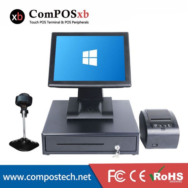 terminal 15-inch touch screen all in the cash register system black point of sales system
terminal 15-inch touch screen all in the cash register system black point of sales system