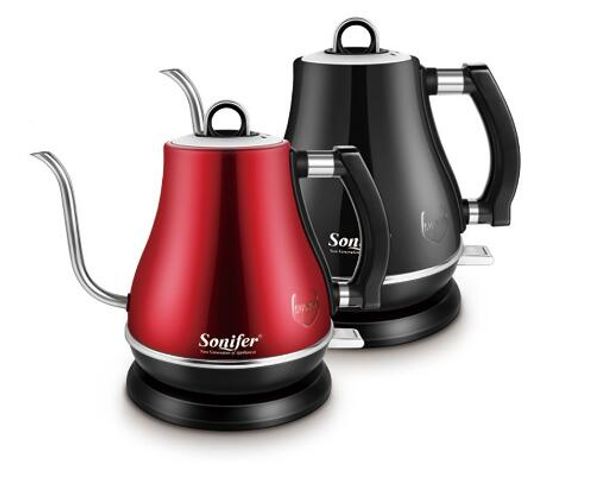 1.2l colorful 304 stainless steel gooseneck electric kettle 1500w household 220v quick heating electric boiling pot
1.2l colorful 304 stainless steel gooseneck electric kettle 1500w household 220v quick heating electric boiling pot
