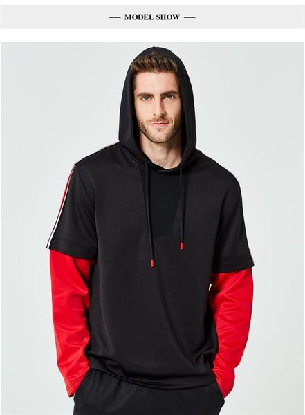 дизайнер повседневный hoodie сыпучие контраст цвета o шеи sweatshiirts поддельный 2pcs мужская одежда весна осень мужской, Black
дизайнер повседневный hoodie сыпучие контраст цвета o шеи sweatshiirts поддельный 2pcs мужская одежда весна осень мужской, Black