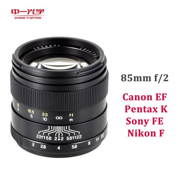 zhongyi mitakon creator 85mm f/2 f2.0 camera lens for sony fe canon ef nikon f pentax k sony a mount camera
zhongyi mitakon creator 85mm f/2 f2.0 camera lens for sony fe canon ef nikon f pentax k sony a mount camera