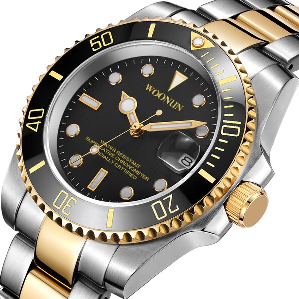 classic men mechanical watches luminous pointer stainless steel band calendar automatic self-wind mechanical watch reloj hombre, Slivery;brown
classic men mechanical watches luminous pointer stainless steel band calendar automatic self-wind mechanical watch reloj hombre, Slivery;brown