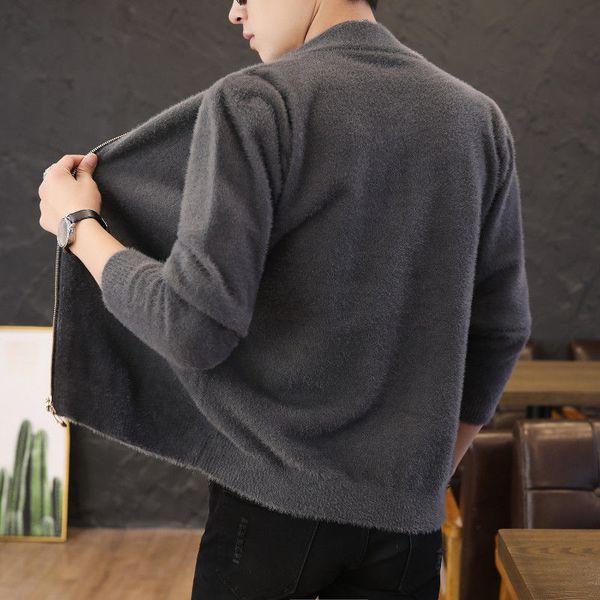 men's sweaters 2021 autumn mens bomber coats casual solid color jackets zipper slim fit male thin outwear fashion streetwear brand clot, White;black
men's sweaters 2021 autumn mens bomber coats casual solid color jackets zipper slim fit male thin outwear fashion streetwear brand clot, White;black