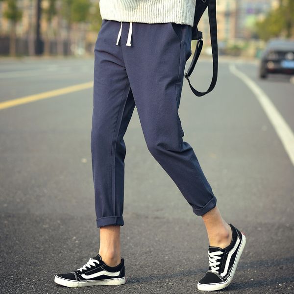 new 2020 spring summer men's casual pants teenagers youth hip hop elastic waist drawstring harem ankle length pants male, Black
new 2020 spring summer men's casual pants teenagers youth hip hop elastic waist drawstring harem ankle length pants male, Black