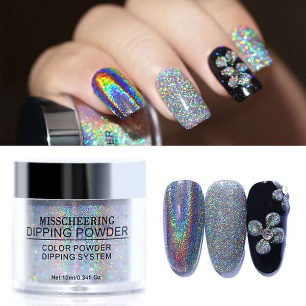 10ml holographic mirror dipping powder 4 in 1 nail powder acrylic carving extension polymer nail glitter decorations, Silver;gold
10ml holographic mirror dipping powder 4 in 1 nail powder acrylic carving extension polymer nail glitter decorations, Silver;gold