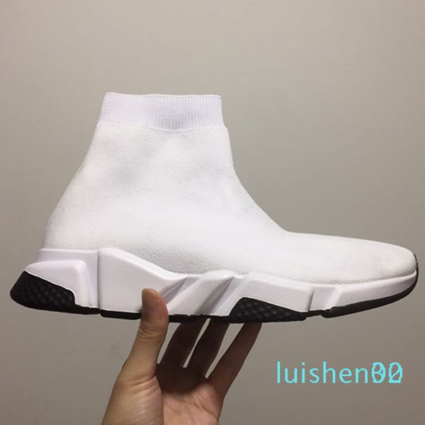 2019 paris speed trainers knit sock shoe original luxury designer mens womens sneakers high casual shoes without box l30, Black
2019 paris speed trainers knit sock shoe original luxury designer mens womens sneakers high casual shoes without box l30, Black