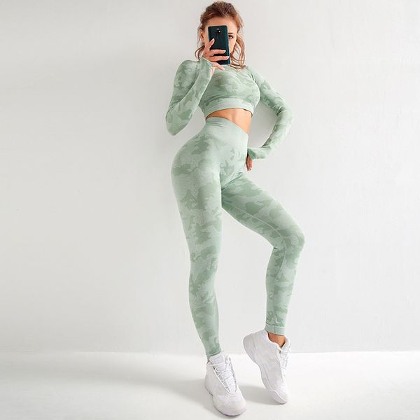 women yoga set seamless sport suit women fitness tracksuit camo long sleeve gym set workout clothes for women sportswear, White;red
women yoga set seamless sport suit women fitness tracksuit camo long sleeve gym set workout clothes for women sportswear, White;red