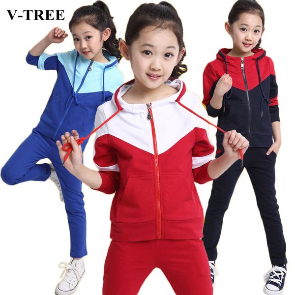 v-tree girls clothing sets zipper coat+pants sport suit for teenagers splice girls school uniform kids tracksuit 10 12 years, White
v-tree girls clothing sets zipper coat+pants sport suit for teenagers splice girls school uniform kids tracksuit 10 12 years, White