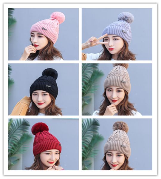 winter hair ball knitting hat ladies fashion soft core-spun yarn wool cap and pile cap, Blue;gray
winter hair ball knitting hat ladies fashion soft core-spun yarn wool cap and pile cap, Blue;gray