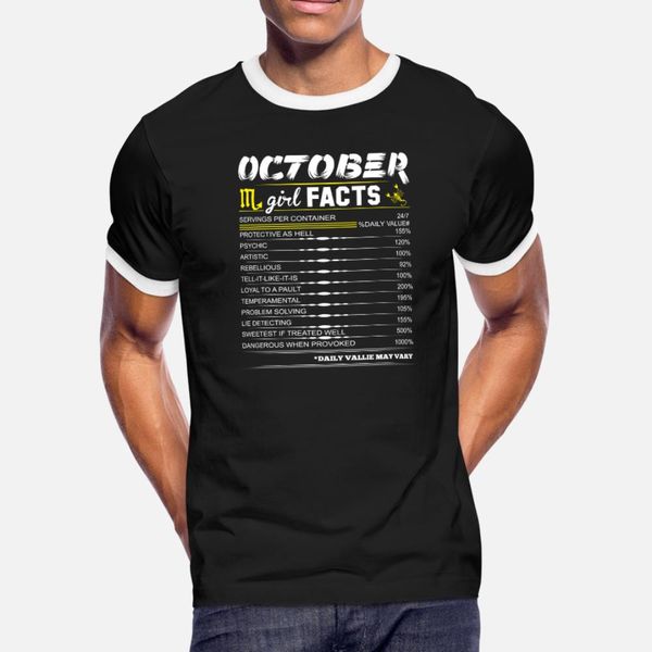 october girl facts scorpio t shirt men customize cotton round collar family crazy new fashion summer letter shirt
october girl facts scorpio t shirt men customize cotton round collar family crazy new fashion summer letter shirt