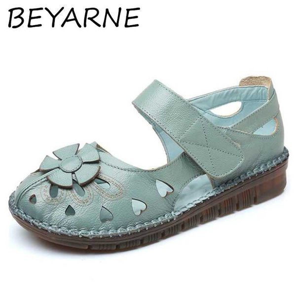 beyarne genuine leather sandals women summer shoes flowers flat heel comfortable hollow cover toe shoes woman sandals plus size, Black
beyarne genuine leather sandals women summer shoes flowers flat heel comfortable hollow cover toe shoes woman sandals plus size, Black