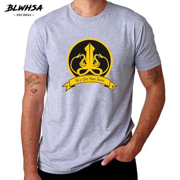blwhsa new arrival the game fans t shirt men house greyjoy we do not sow men tshirt homme casual short sleeve t-shirt
blwhsa new arrival the game fans t shirt men house greyjoy we do not sow men tshirt homme casual short sleeve t-shirt