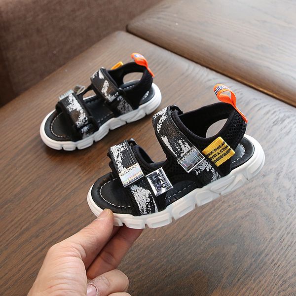 children's sandals beach children sandals summer lightweight soft comfortable anti-slip boys shoes baby toddler shoes, Black;red
children's sandals beach children sandals summer lightweight soft comfortable anti-slip boys shoes baby toddler shoes, Black;red