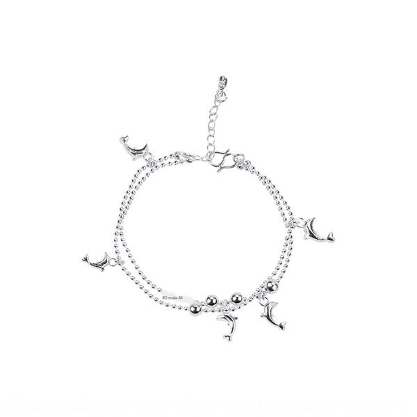 Korean style Jewelry fashion bracelet women's double-layer dolphin bracelet anklet silver jewelry FMFxy
Korean style Jewelry fashion bracelet women's double-layer dolphin bracelet anklet silver jewelry FMFxy