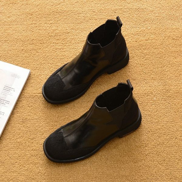 2020 new spring flat short tube ankle boots vintage flat women's boots casual black red wine lladies moccasins
2020 new spring flat short tube ankle boots vintage flat women's boots casual black red wine lladies moccasins