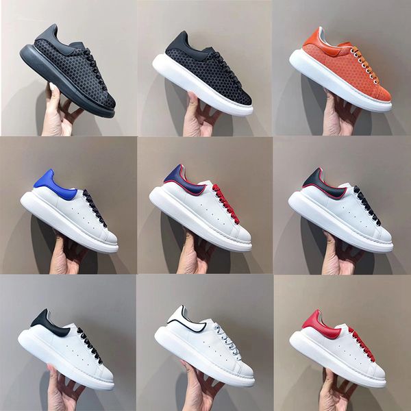 men oversized platform sneakers white smooth calf leather lace-up sneaker new women large flat bi-colour laces rubber sole runner trainers, Black
men oversized platform sneakers white smooth calf leather lace-up sneaker new women large flat bi-colour laces rubber sole runner trainers, Black