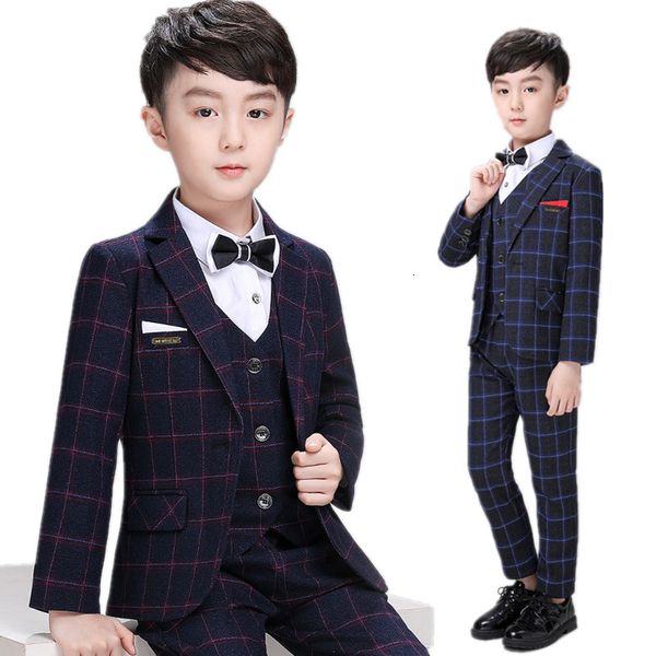 formal boys plaid slim suits sets children performance wedding costume kids boys blazer vest trousers 3pcs outfits boys clothes, Blue
formal boys plaid slim suits sets children performance wedding costume kids boys blazer vest trousers 3pcs outfits boys clothes, Blue