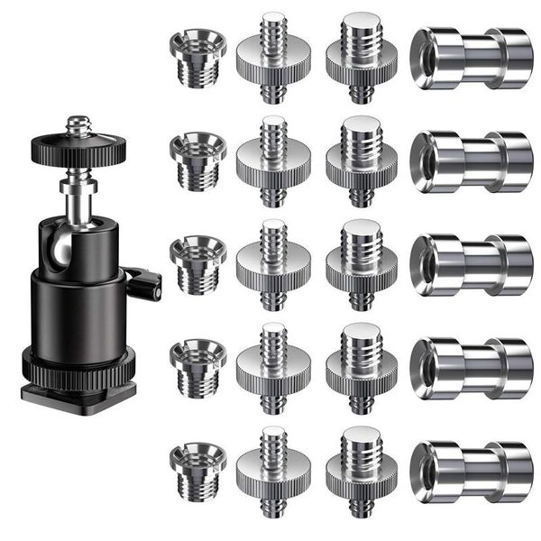 tripods camera screw, 21 pcs 1/4 inch 3/8 converter threaded screws 1/4inch shoe adapter mount ball head set camera/trip
tripods camera screw, 21 pcs 1/4 inch 3/8 converter threaded screws 1/4inch shoe adapter mount ball head set camera/trip