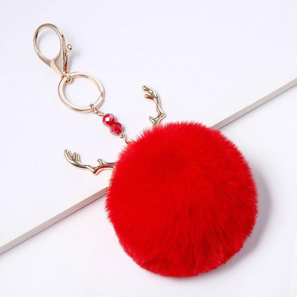 creative cute christmas antler pendant key ring plush bag car charm pendant key chains the christmas gift, Silver
creative cute christmas antler pendant key ring plush bag car charm pendant key chains the christmas gift, Silver