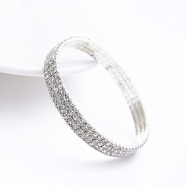women bangle jewellery fashion elastic crystal rhinestone stretch silver bracelet bangle women's girl birthday gift party decor
women bangle jewellery fashion elastic crystal rhinestone stretch silver bracelet bangle women's girl birthday gift party decor