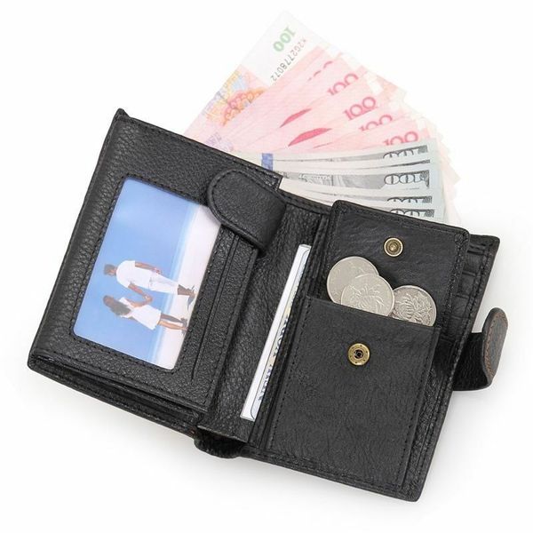 men bifold wallets leather business billfold purse short fashion portable coin handbag for men's holder pack, Red;black
men bifold wallets leather business billfold purse short fashion portable coin handbag for men's holder pack, Red;black