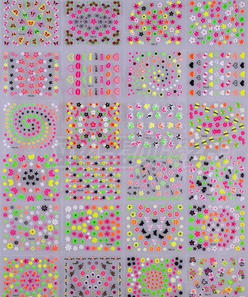 24pcs luminous fluorescent 3d nail stickers flower star cartoon decoration decal ,decal 3d transfer adhesive nail art tips, Black
24pcs luminous fluorescent 3d nail stickers flower star cartoon decoration decal ,decal 3d transfer adhesive nail art tips, Black