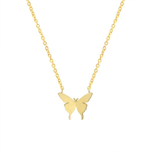duftgold new simulation stainless steel butterfly necklace pendants gold choker necklace for women fashion jewelry wholesale, Silver
duftgold new simulation stainless steel butterfly necklace pendants gold choker necklace for women fashion jewelry wholesale, Silver