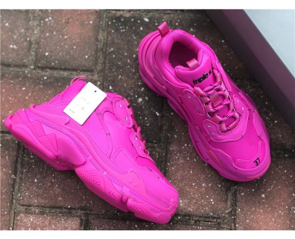 designer womens pink allover logo triple s pink black running sneaker trainer sports shoes with box
designer womens pink allover logo triple s pink black running sneaker trainer sports shoes with box