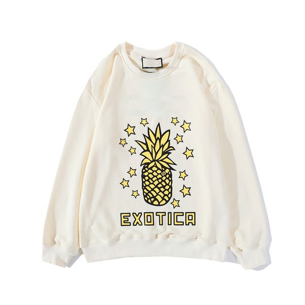 Pineapple Print Sweatshirt for Men Women Italy Style Casual Fashion Letter Print Hoodis Pullover 20FW Sweatshirt Asian Size M-2XL 
Pineapple Print Sweatshirt for Men Women Italy Style Casual Fashion Letter Print Hoodis Pullover 20FW Sweatshirt Asian Size M-2XL