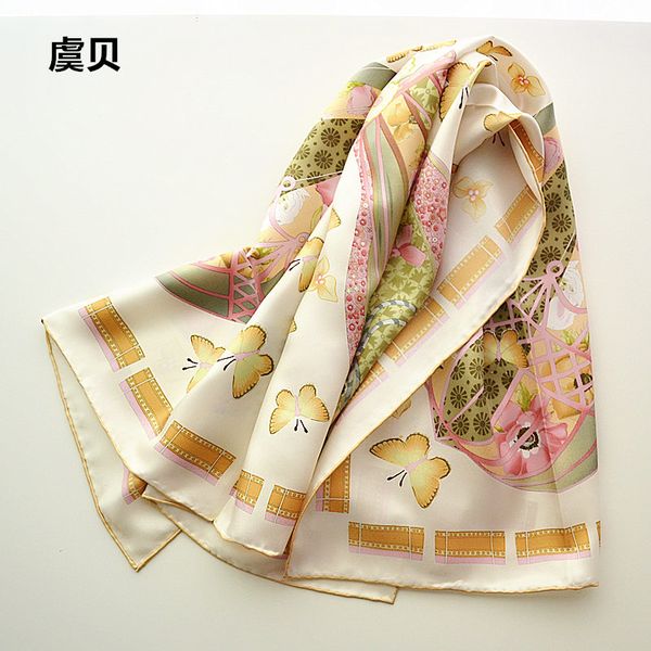 milky natural silk twill scarf women printed shawls 90x90cm square scarves foulard femme bandana gift for ladies, Blue;gray
milky natural silk twill scarf women printed shawls 90x90cm square scarves foulard femme bandana gift for ladies, Blue;gray