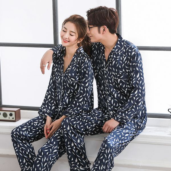 fzslcyiyi lovers pyjamas women long sleeve silk satin pajama sets printed couple pajamas for women sleepwear sets pijama mujer, Black;brown
fzslcyiyi lovers pyjamas women long sleeve silk satin pajama sets printed couple pajamas for women sleepwear sets pijama mujer, Black;brown