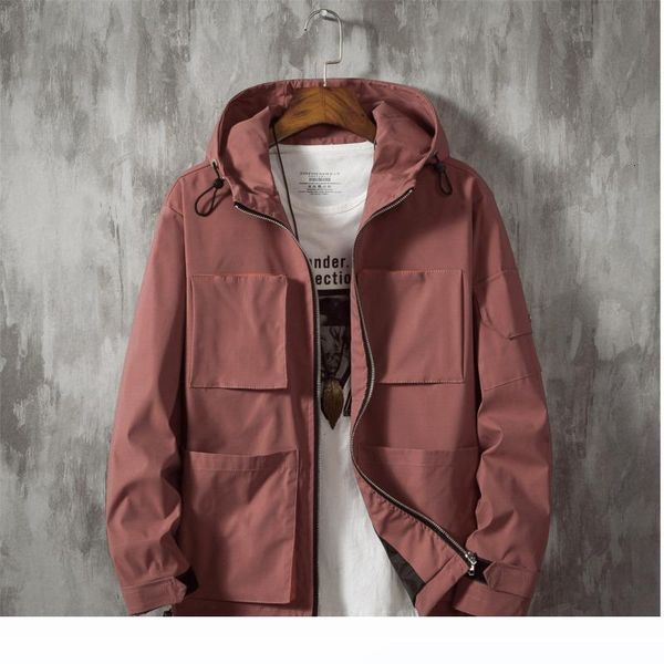 men's jacket 2019 autumn and winter tooling jacket solid color casual loose youth personality fashion men's clothing, Black;brown
men's jacket 2019 autumn and winter tooling jacket solid color casual loose youth personality fashion men's clothing, Black;brown