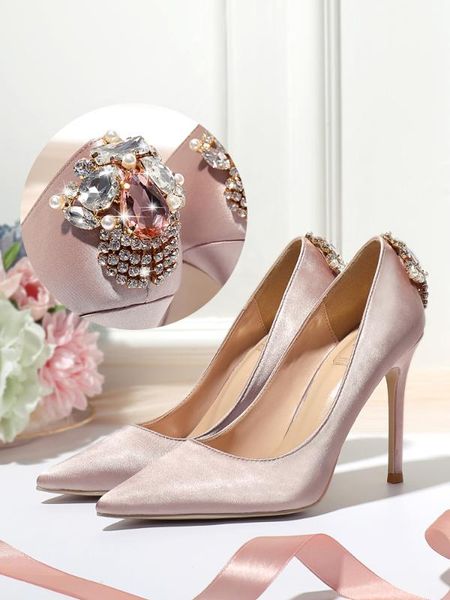 wed2020 champagne decent high-heeled pointed rhinestone wedding thin heel single shoes shallow mouth nude bridesmaid bride, Black
wed2020 champagne decent high-heeled pointed rhinestone wedding thin heel single shoes shallow mouth nude bridesmaid bride, Black