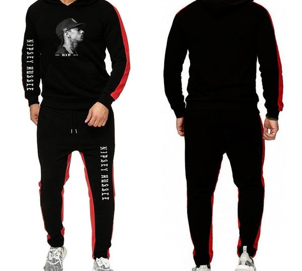 nipsey hussle new mens tracksuit autumn winter hooded sweatshirt pants sets sport suit training gym fitness tracksuits running set, Gray
nipsey hussle new mens tracksuit autumn winter hooded sweatshirt pants sets sport suit training gym fitness tracksuits running set, Gray