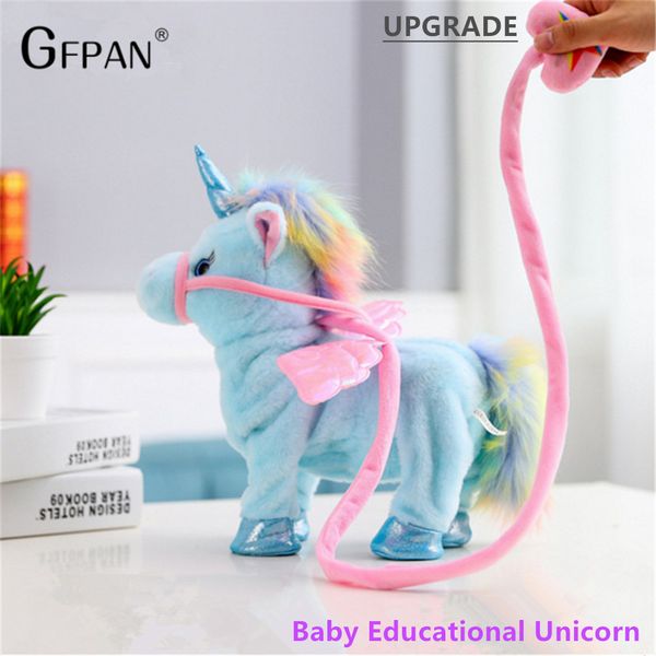 1pc 35cm walking unicorn plush toy stuffed animal toy electronic music unicorn toys for children funny christmas gifts y200723
1pc 35cm walking unicorn plush toy stuffed animal toy electronic music unicorn toys for children funny christmas gifts y200723