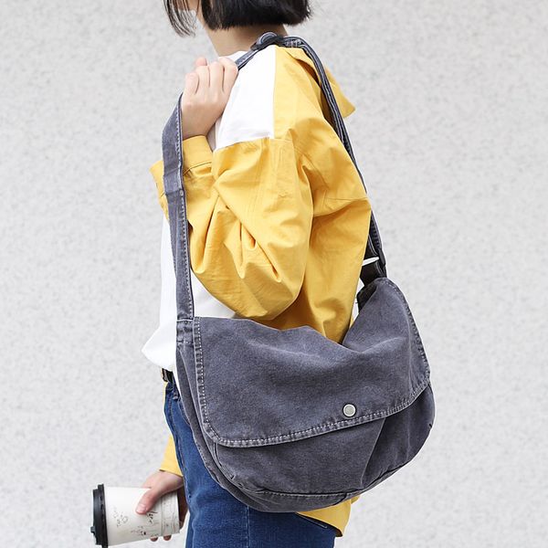 simple wash canvas bag mori literary wide shoulder strap messenger bag casual retro clamshell shoulder messenger
simple wash canvas bag mori literary wide shoulder strap messenger bag casual retro clamshell shoulder messenger