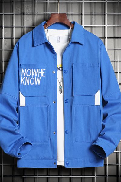 Spring and autumn new trend handsome youth work jacket brand high quality loose jacket fashion letter printed jacket
Spring and autumn new trend handsome youth work jacket brand high quality loose jacket fashion letter printed jacket